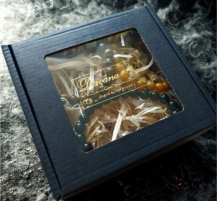 Stilīgs dāvanu komplekts vīrietim – trīs dabīgo akmeņu rokassprādzes